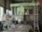Portalfräsmaschine vor dem Retrofit des Antriebsstrangs