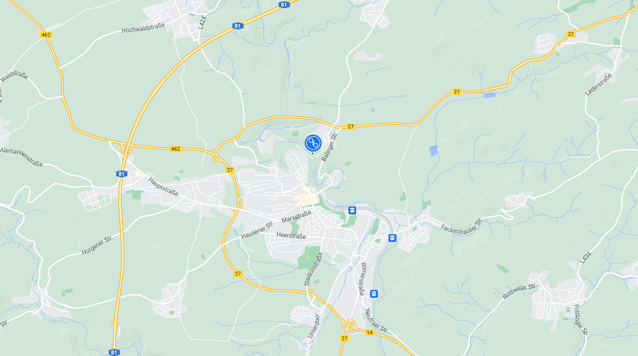 Location of the Neckartal site