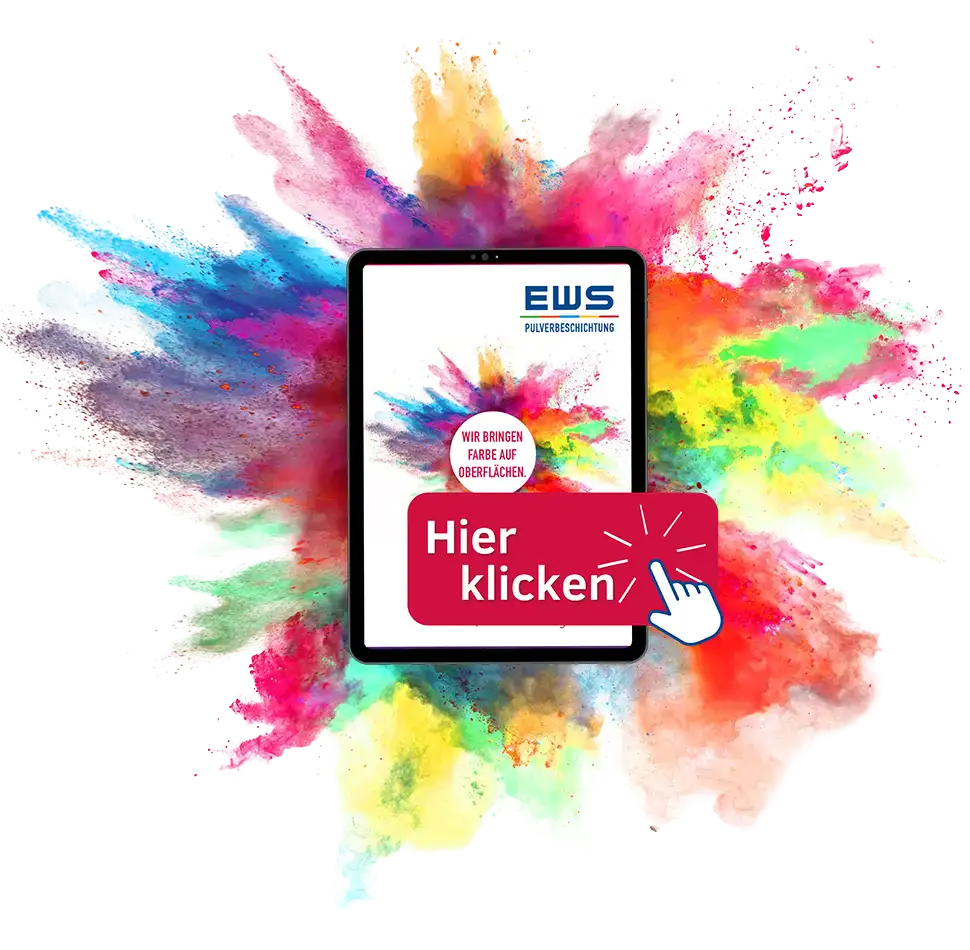 Powder coating: colour variety of powder paint