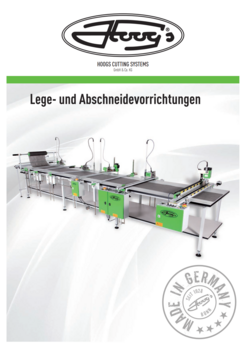Lege- und Abschneidevorrichtungen