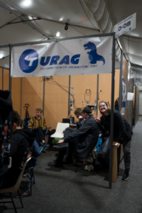 Arbeitsplatz beim Wettbewerb