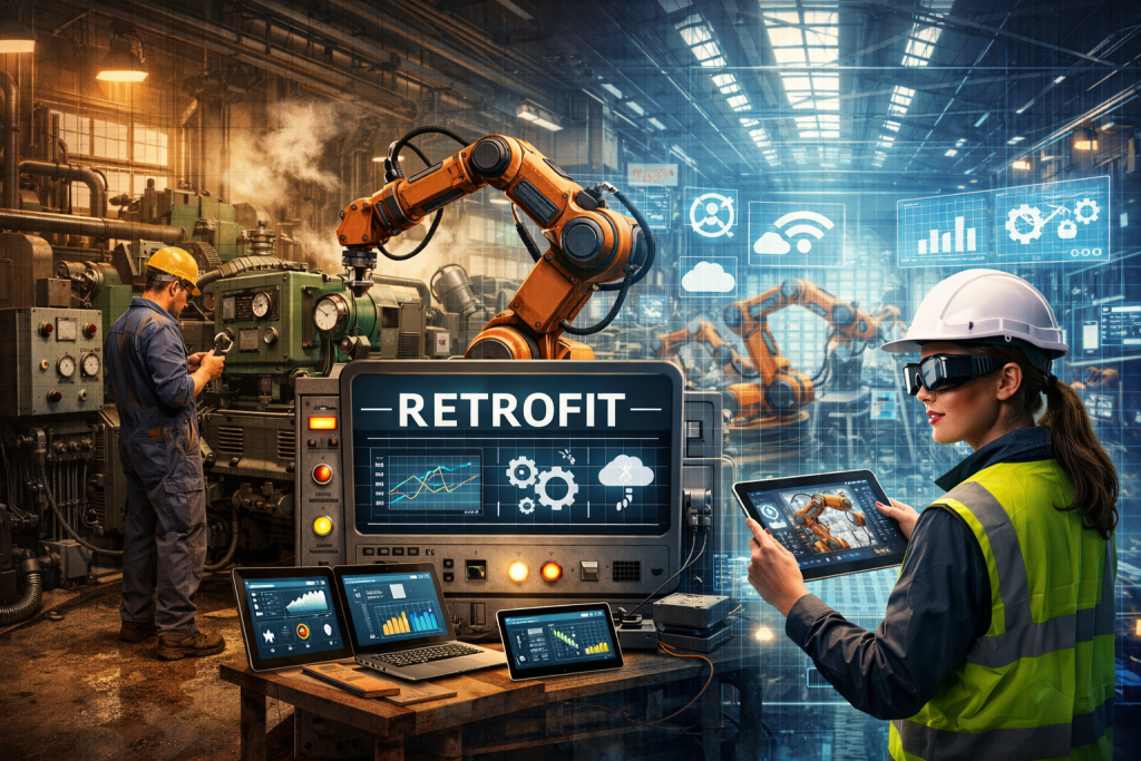 Retrofit: Sensorik-Nachrüstung bestehender Maschinen