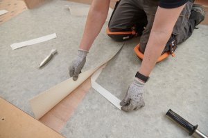 Klebefreie Installation im Altro Training Centre