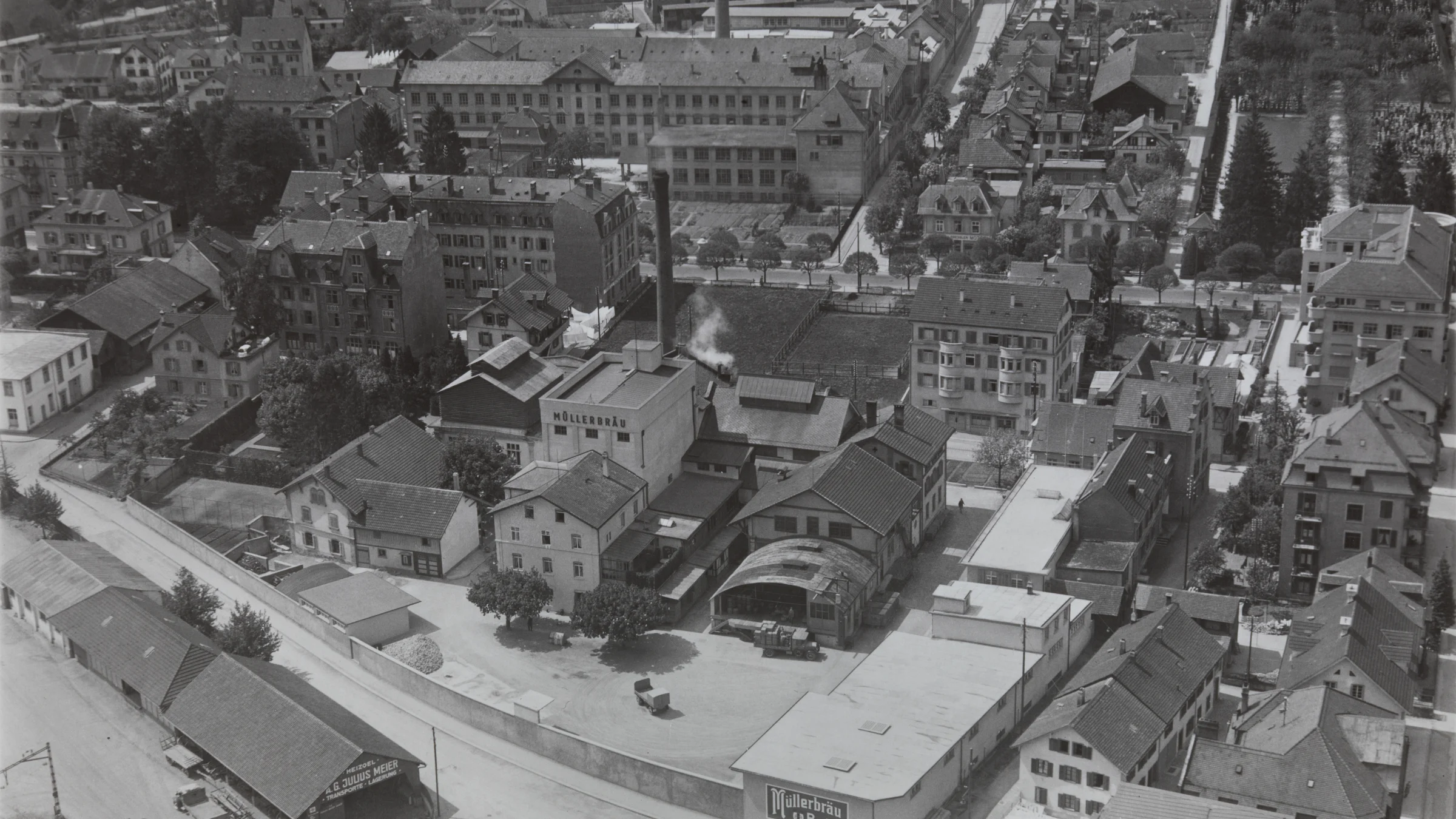 Brauerei um 1947