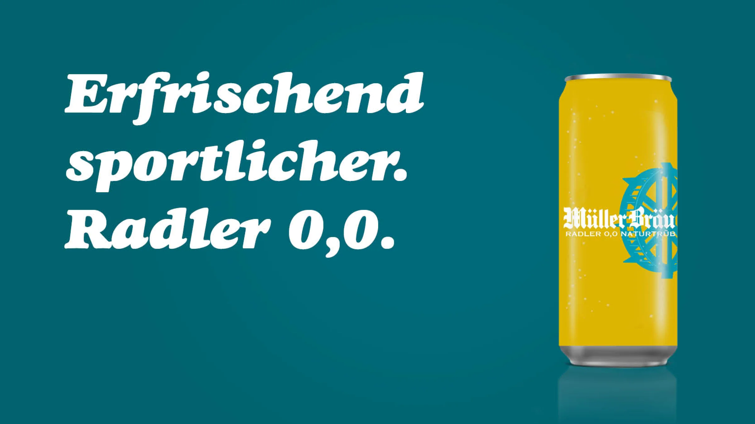Müller Bräu Radler 0,0 (50cl Dose)