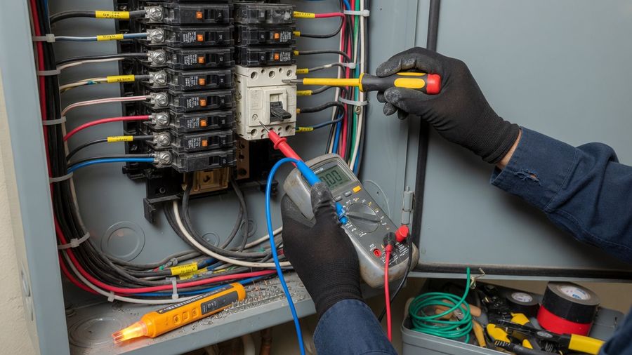 Kundendienst an Elektroverteilung