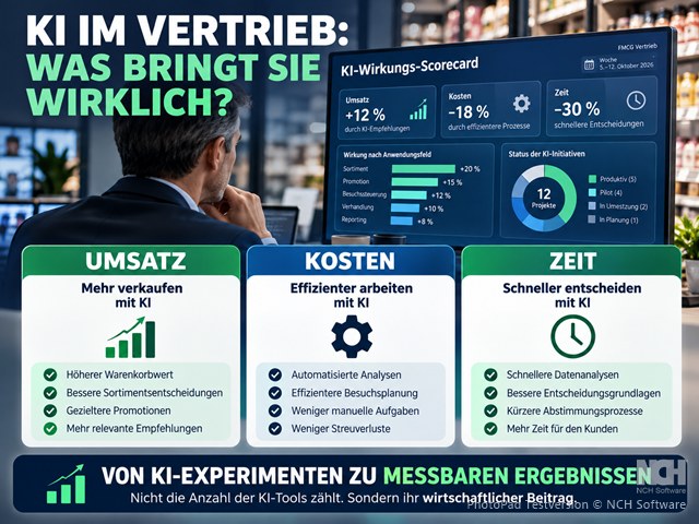Scorecard für Künstliche Intelligenz im FMCG-Vertrieb