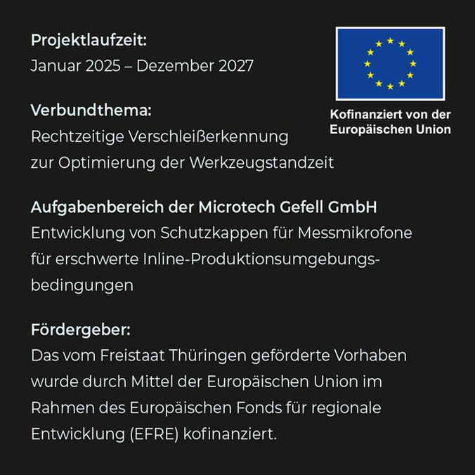 Funded project FRÄSAMO – acoustic tool monitoring