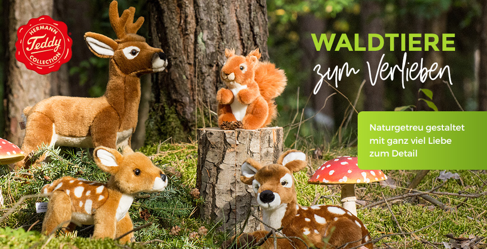 Plüschtier Waldtiere