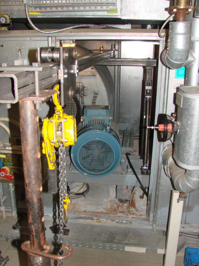 Montage eines neuen Motors