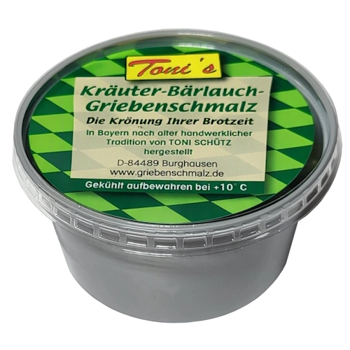 Kräuter-Bärlauch-Griebenschmalz