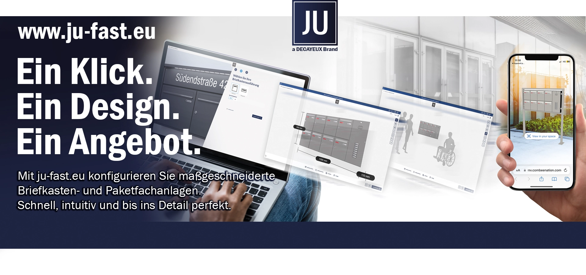 JU-FAST Konfigurator für Briefkastenanlagen
