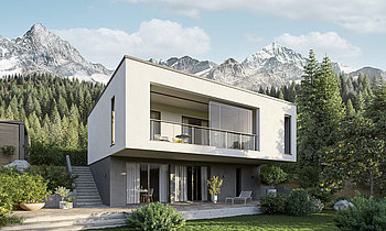 Aluminium-Glas-Terrassendach
