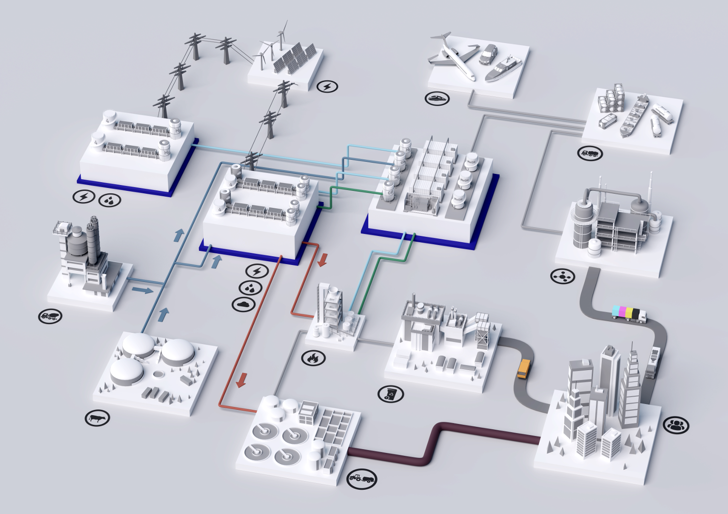 E4MeWi-Projekt: energieeffiziente Methanolwirtschaft