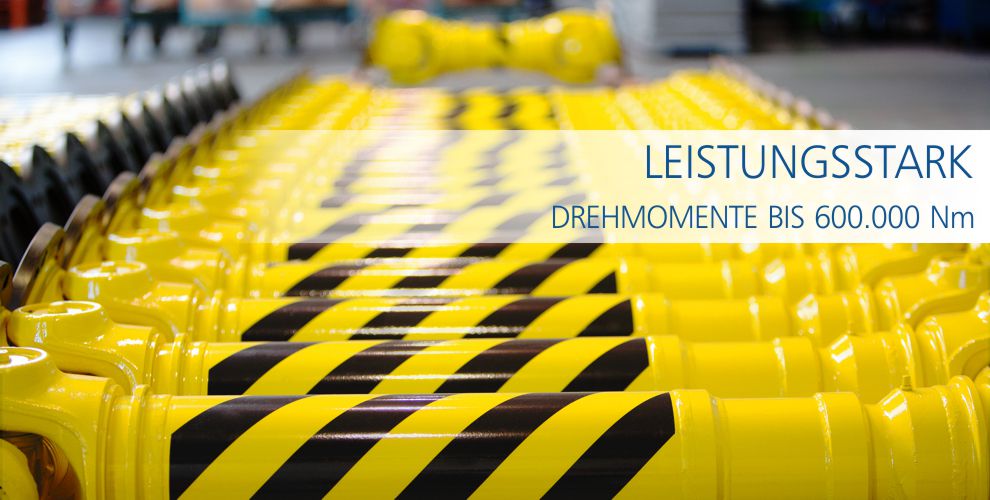 Gelenkwellen für den Stahlwerkseinsatz