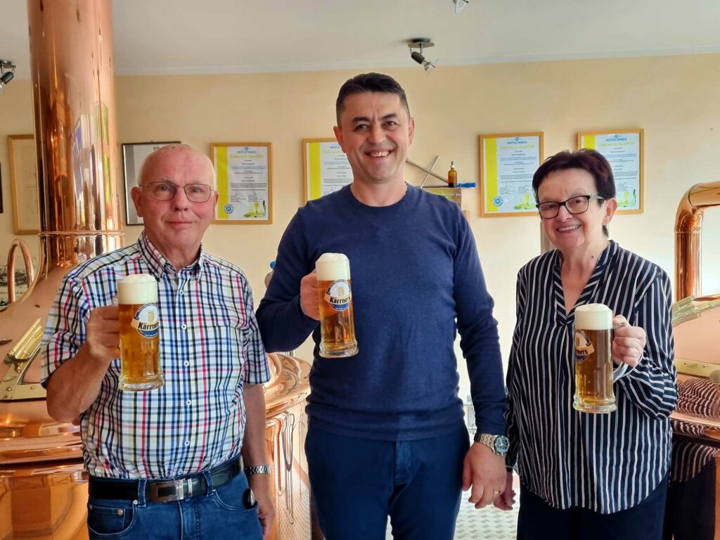 Zeitungsbericht über die Gasthausbrauerei
