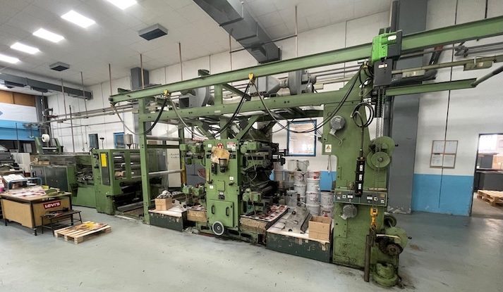 Blockboden-Papiersackmaschine W&H Triumph 2B mit Flexodruck