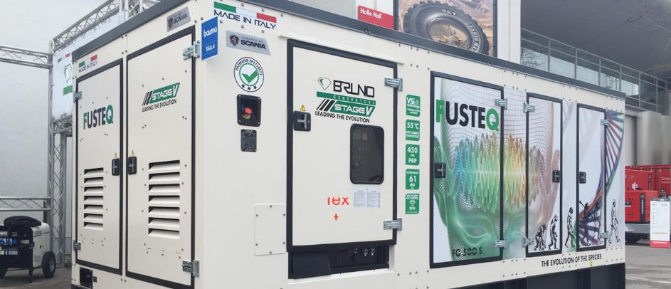 Stage-V Serienstromerzeuger mit Scania Motoren (250–600 kVA)