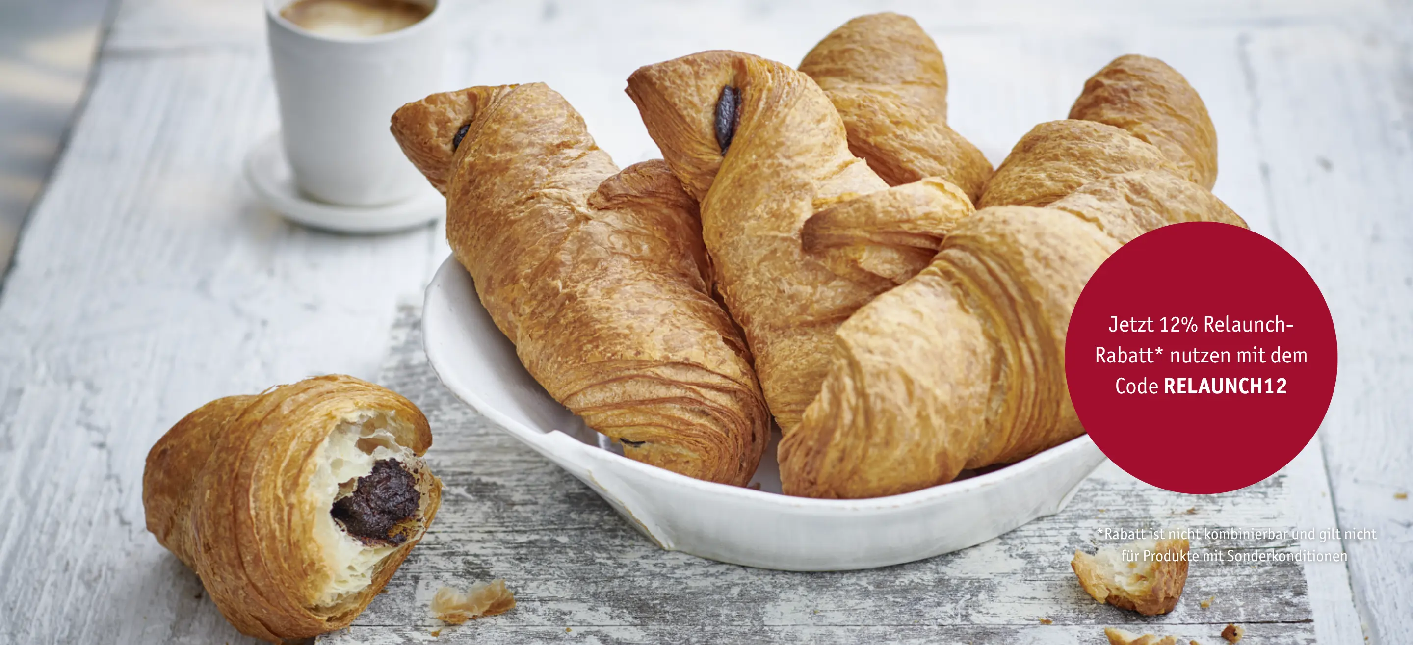 Croissant – Anwendungsbereich tourierte Hefeteige