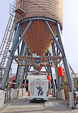 Salzsilo der Gemeinde Meppen