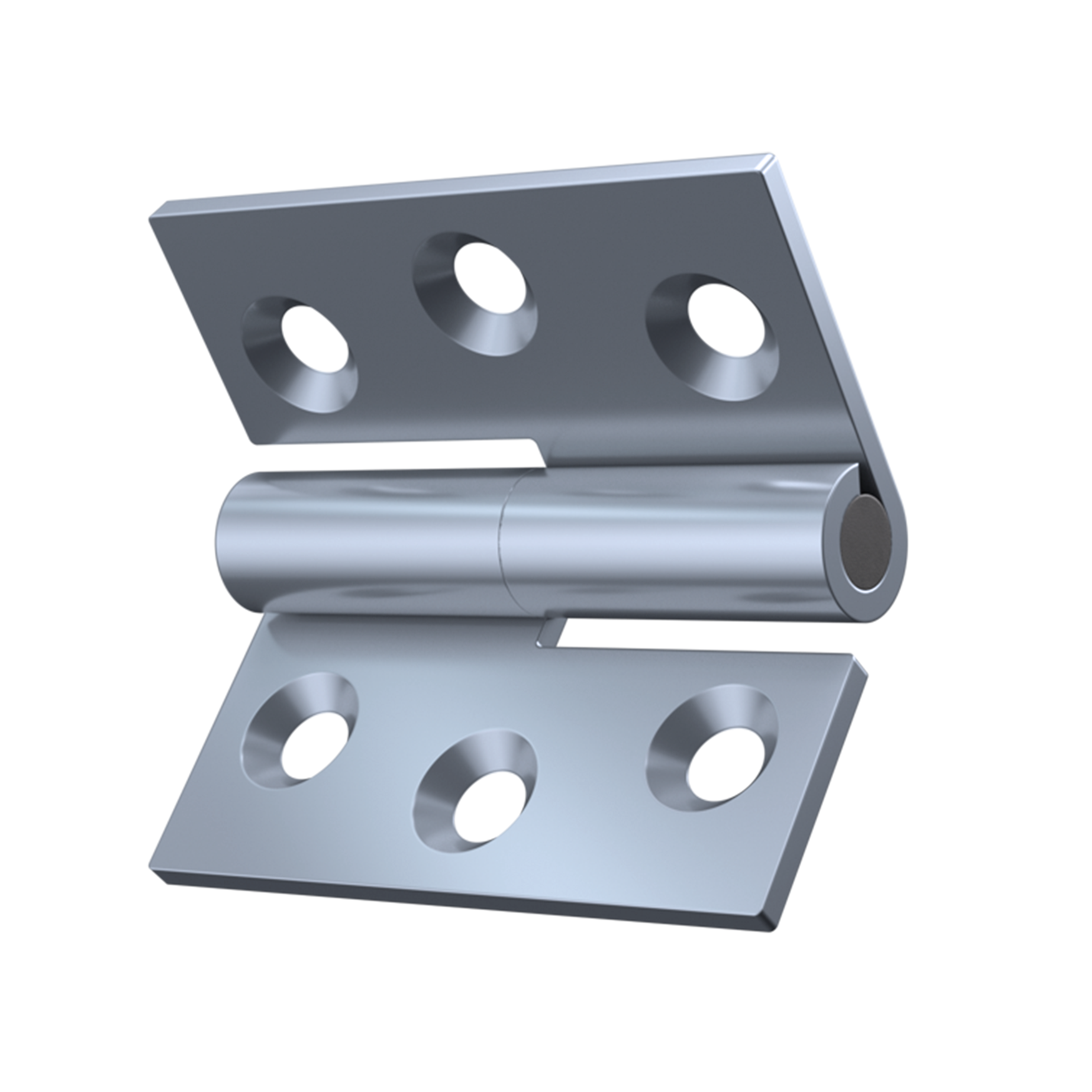 Gerolltes Steckscharnier Stahl 270° Typ 106-A