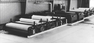 Walzenfilzmaschine WF 26 in Tandem-Anordnung