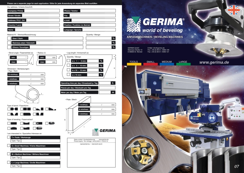 Downloadbereich: Produktinformationen T-S-M-L