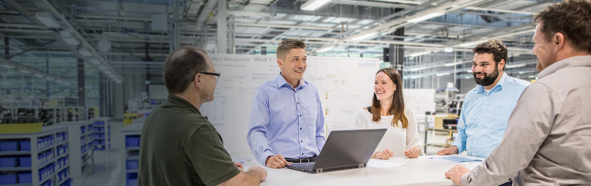 Team im Bürkert Systemhaus