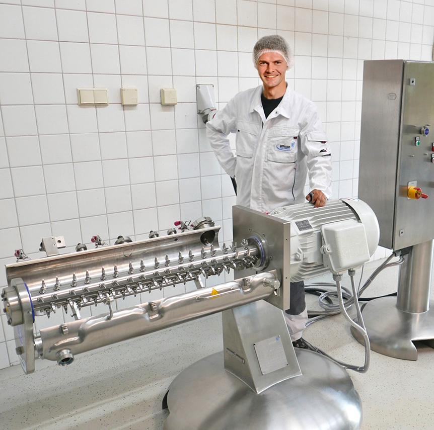 Durchflussmischer und Ringschichtgranulator RMG