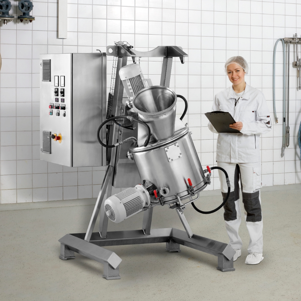 Einwellenmischer EM mit Normfass