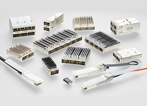 zQSFP+ Interconnect-Portfolio für hohe Durchsatzraten