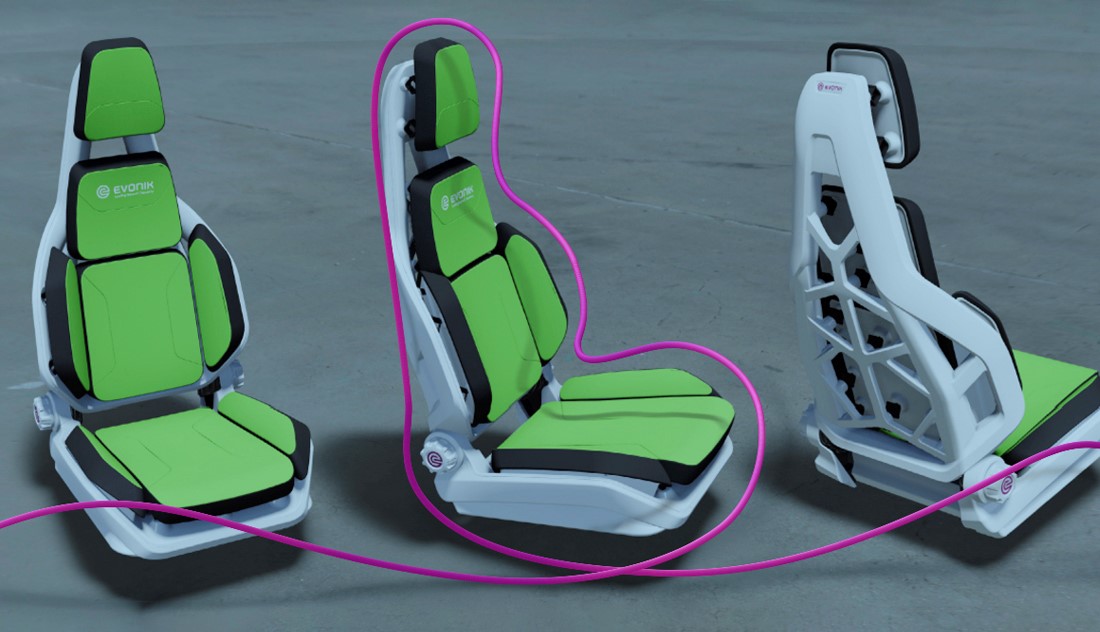 Automobilkomponenten aus VESTAMID®-Polyamiden (Monomaterial-Demonstrator Autositz)