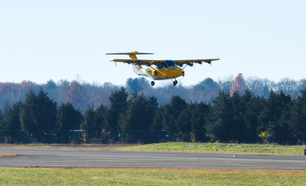 Erster eSTOL-Flug mit SciMo SY43.B Generator (Electra.aero)