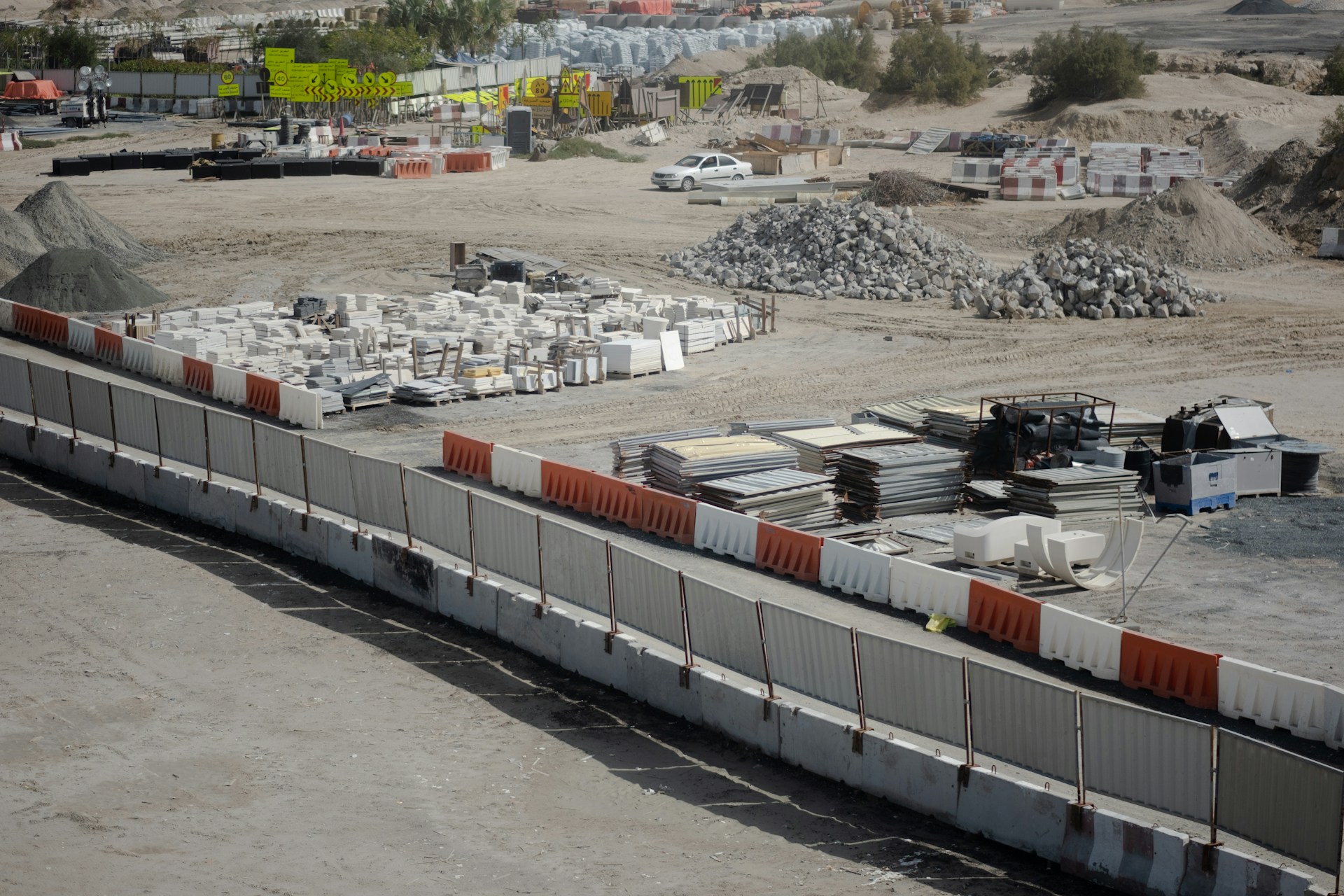 Baustelle Infrastruktur und Schienenverkehr