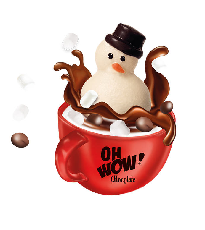 Trinkschokolade „Melting Snowman“