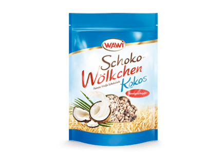 Schoko-Wölkchen Kokos (Weiß) 250 g