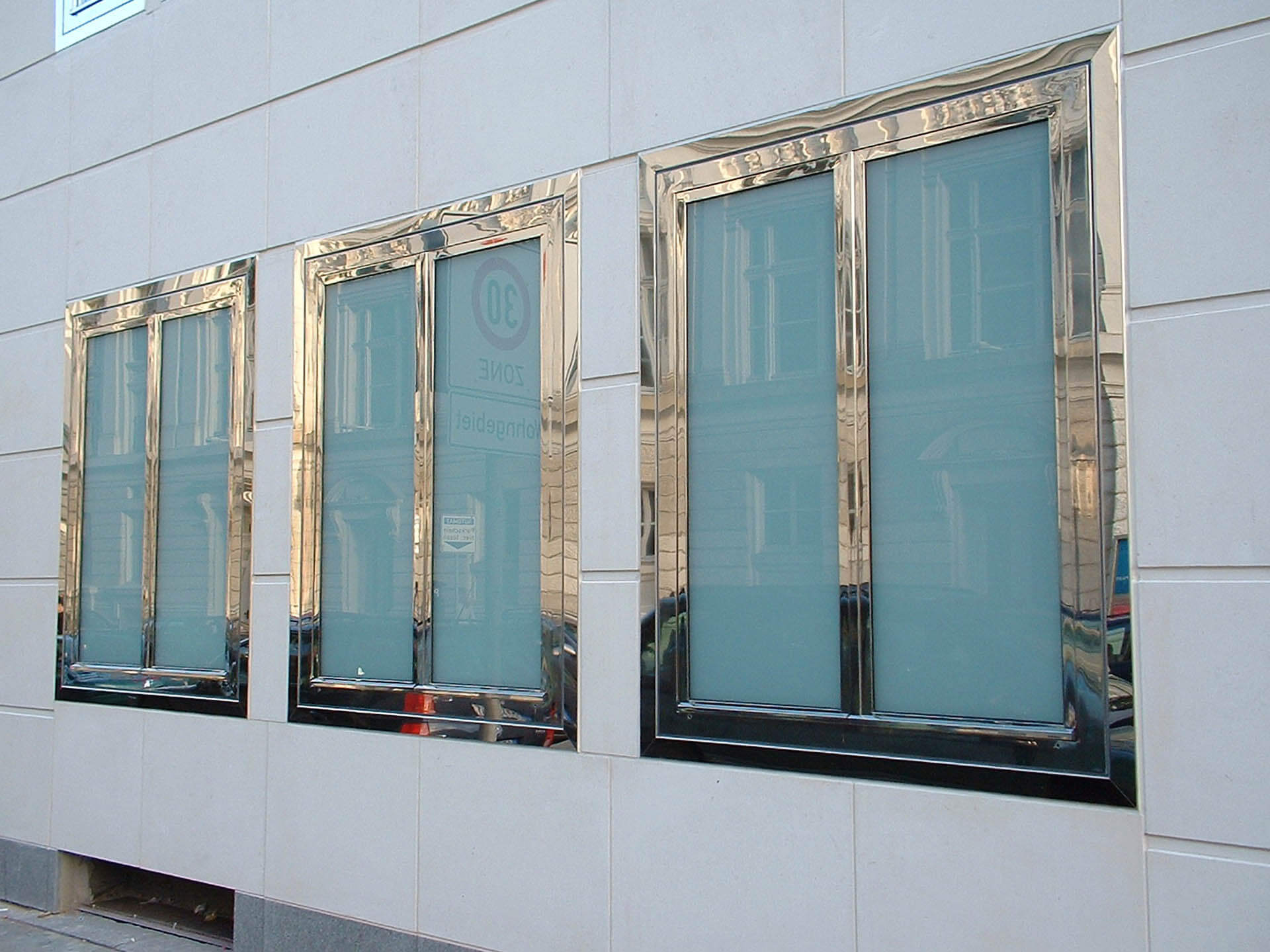 Edelstahl-Fenster