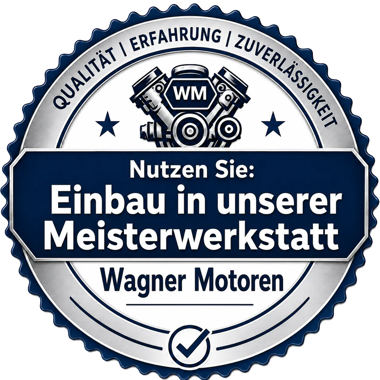Professioneller Motor-Einbauservice