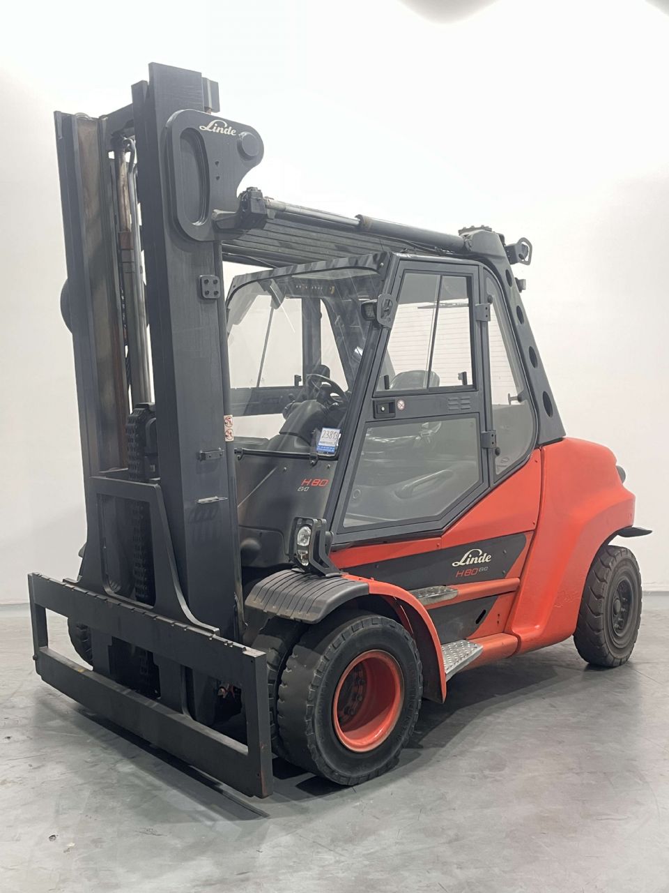 Linde H80D/900-396 diesel forklift, 8,000 kg