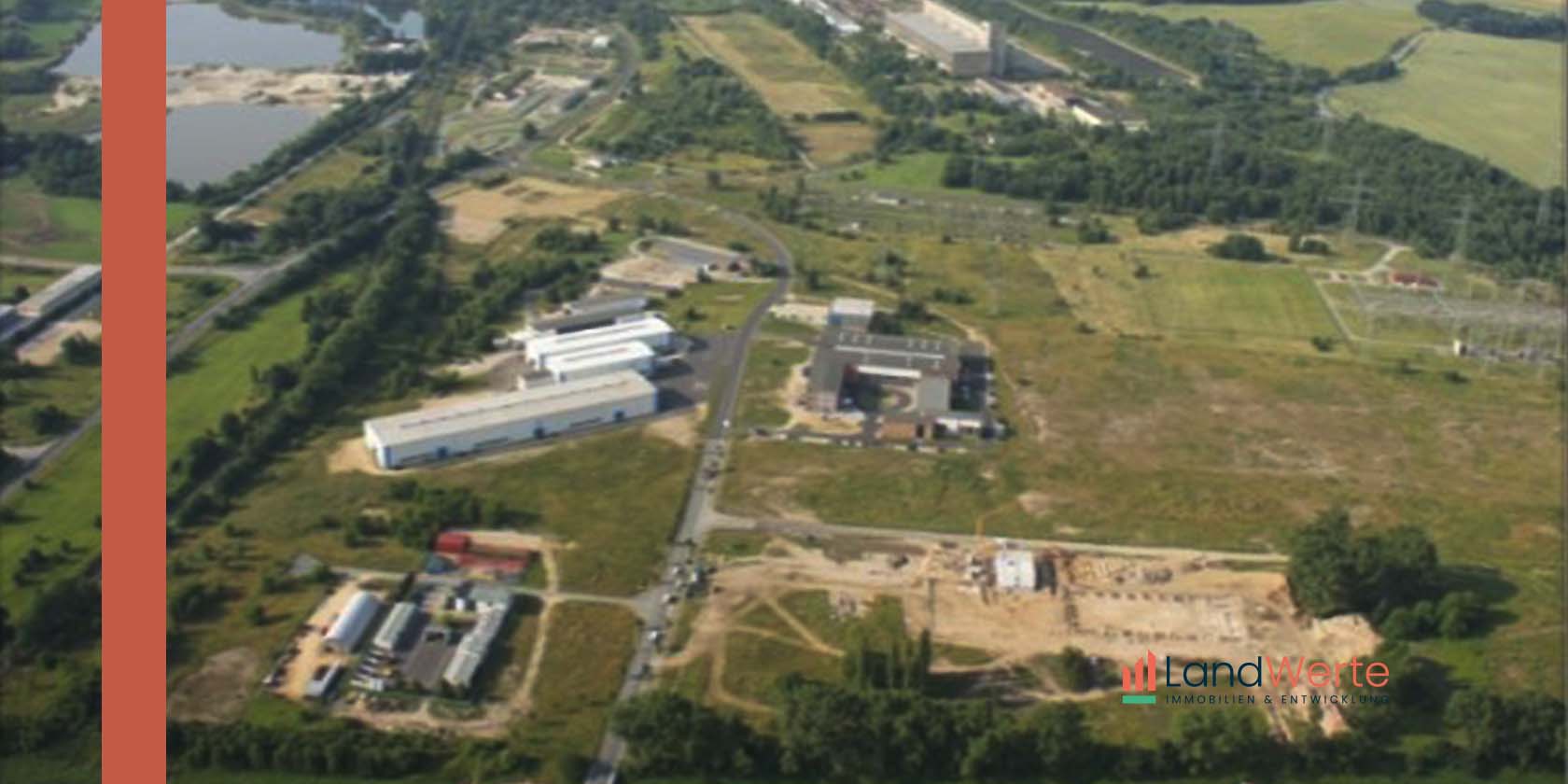 Luftbild Industrie- und Gewerbefläche Hagenwerder