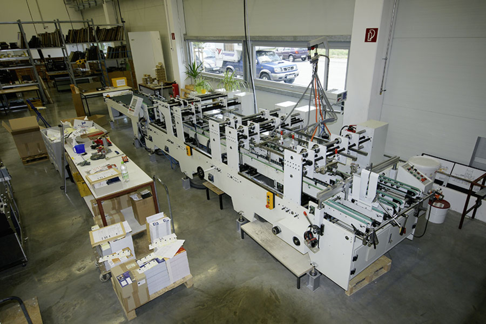 Maschinenpark Drucksaal