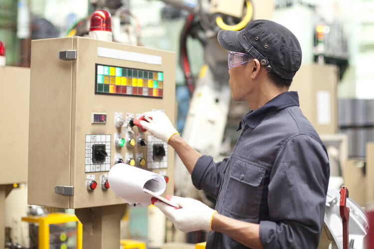 Industrielles Bedienpanel