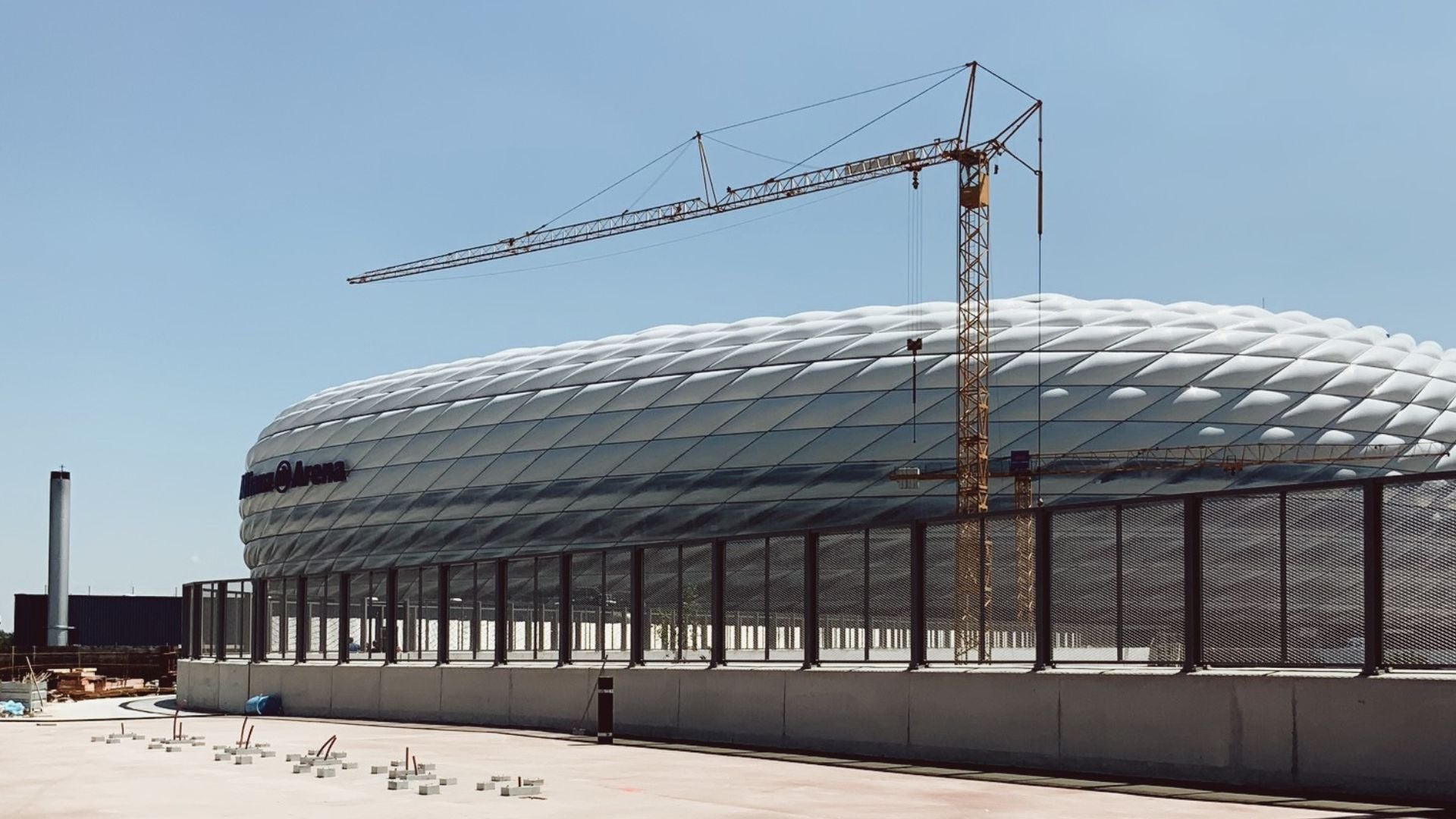 Schutzkonstruktion Allianz Arena
