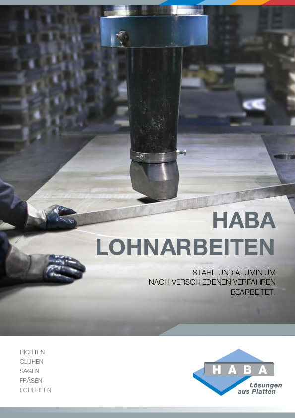 HABA Lohnarbeiten Broschüre