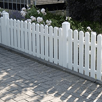 Gartenzaun aus Aluminium