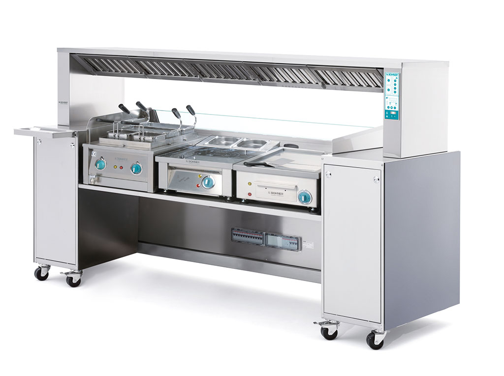 Frontcooking-Station SMOG STOPP