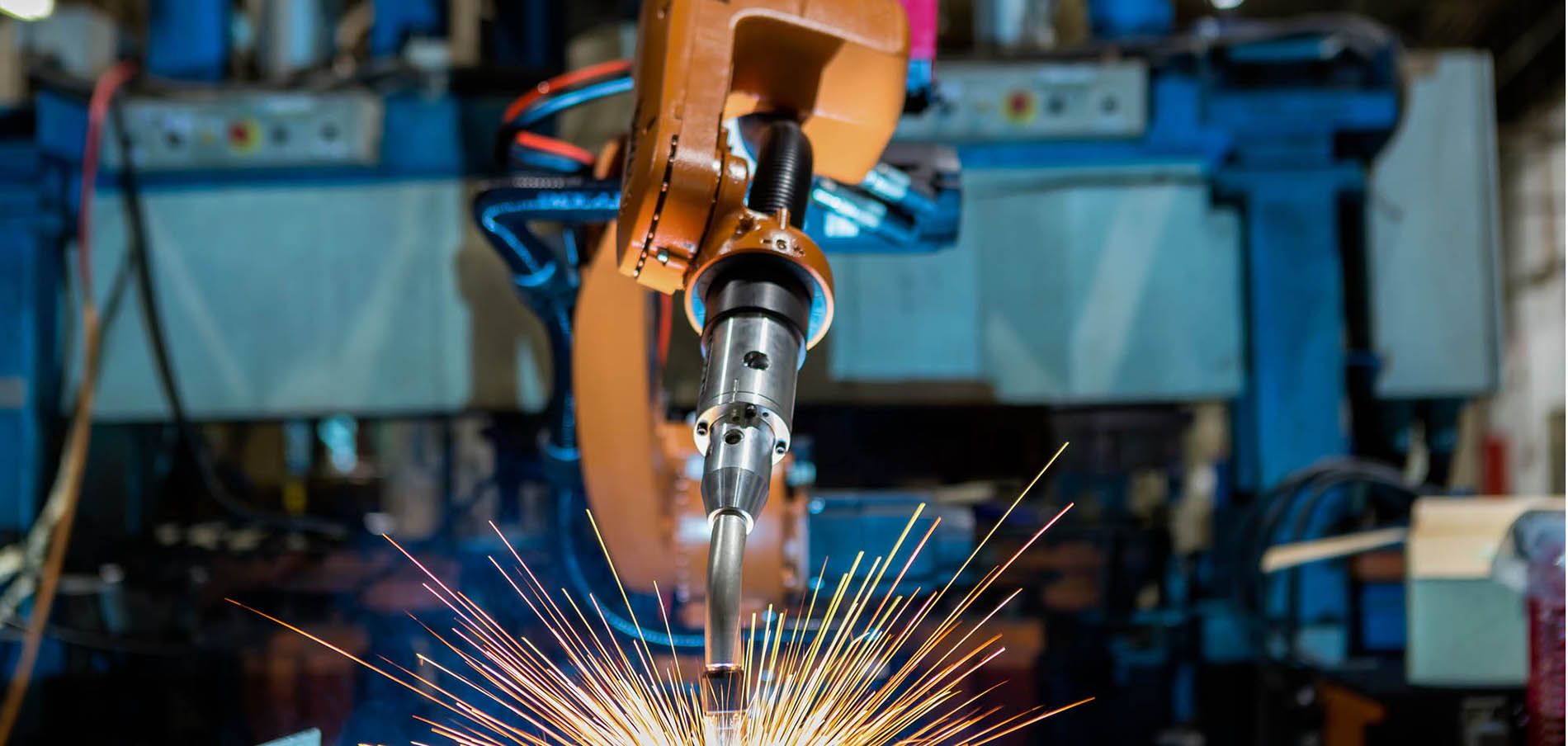 Roboterschweißung im Anlagenbau