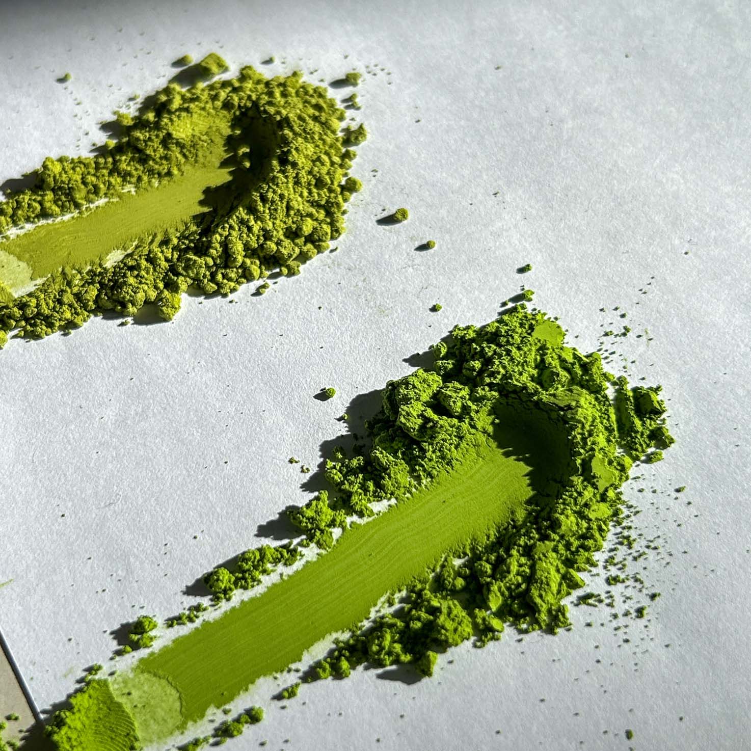 Qualitätsprüfung des Matcha
