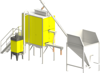 Elektrostatischer Separator hamos KWS