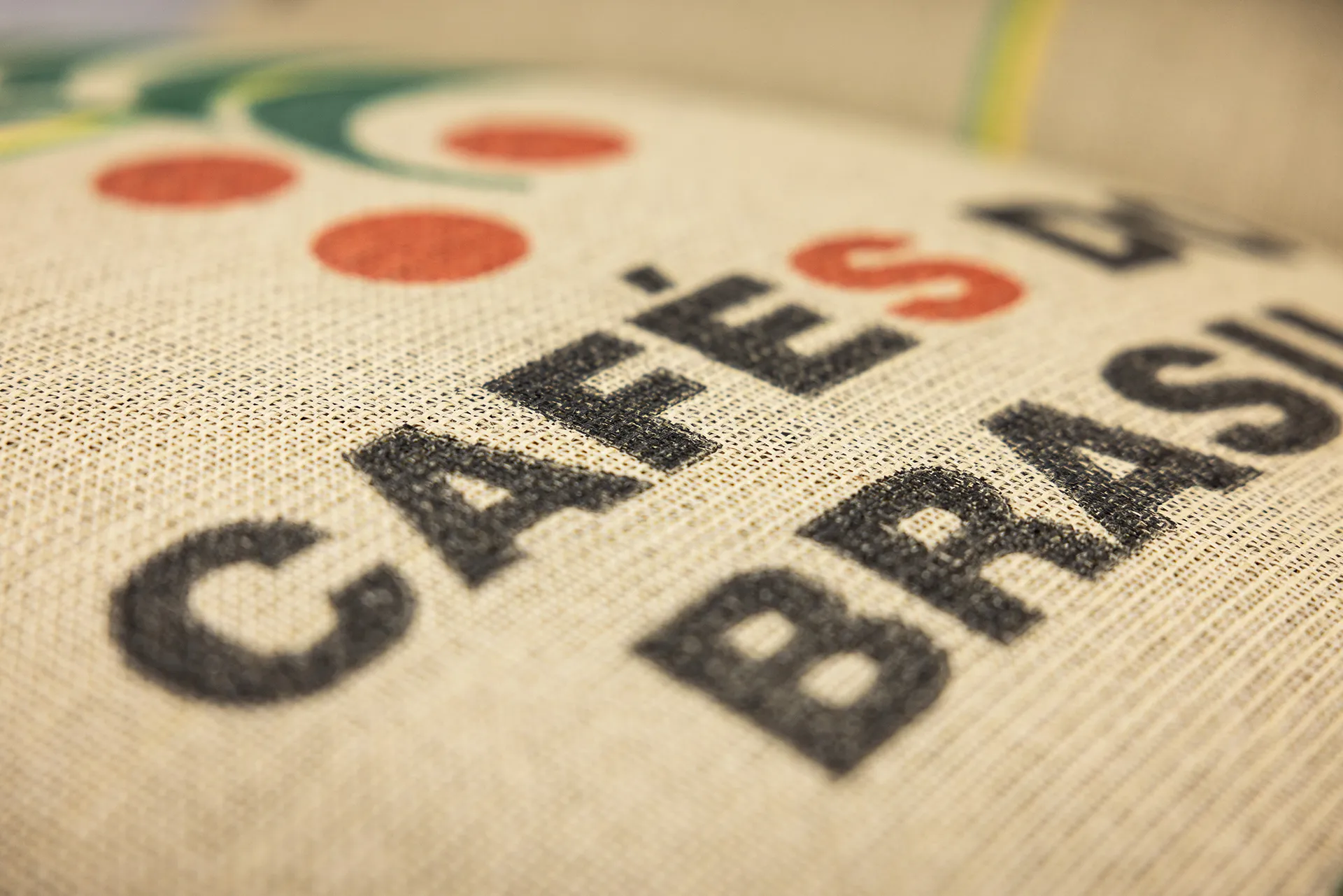 Kaffeebohnen im Sack